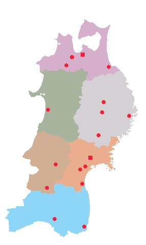 東北マップ